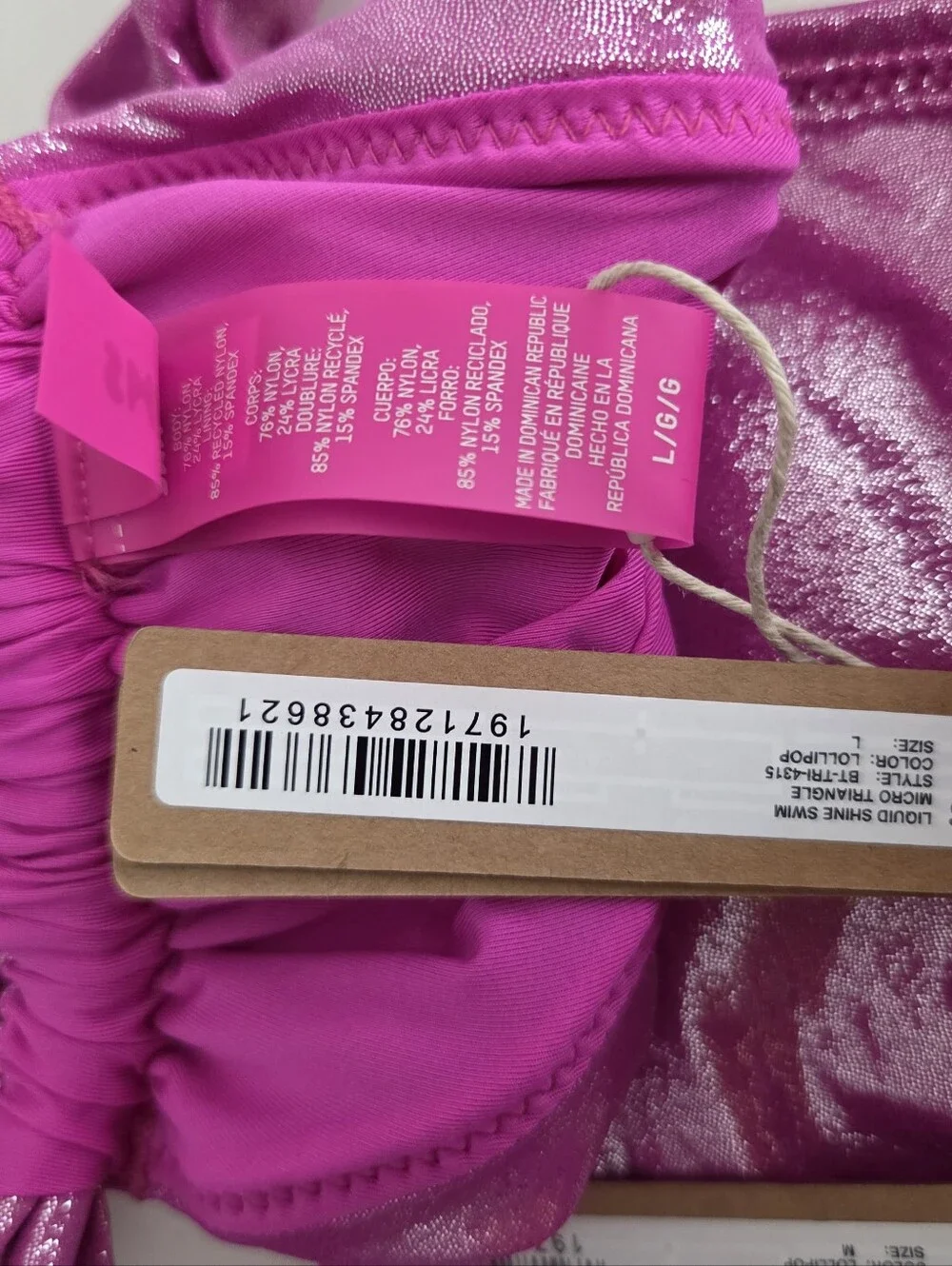 New Skims Liquid Shine Twist Bikini Set